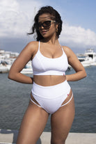 Pole Addict Isla Top - White-Pole Addict-Pole Junkie