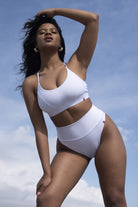 Pole Addict Femme Shorts - White-Pole Addict-Pole Junkie