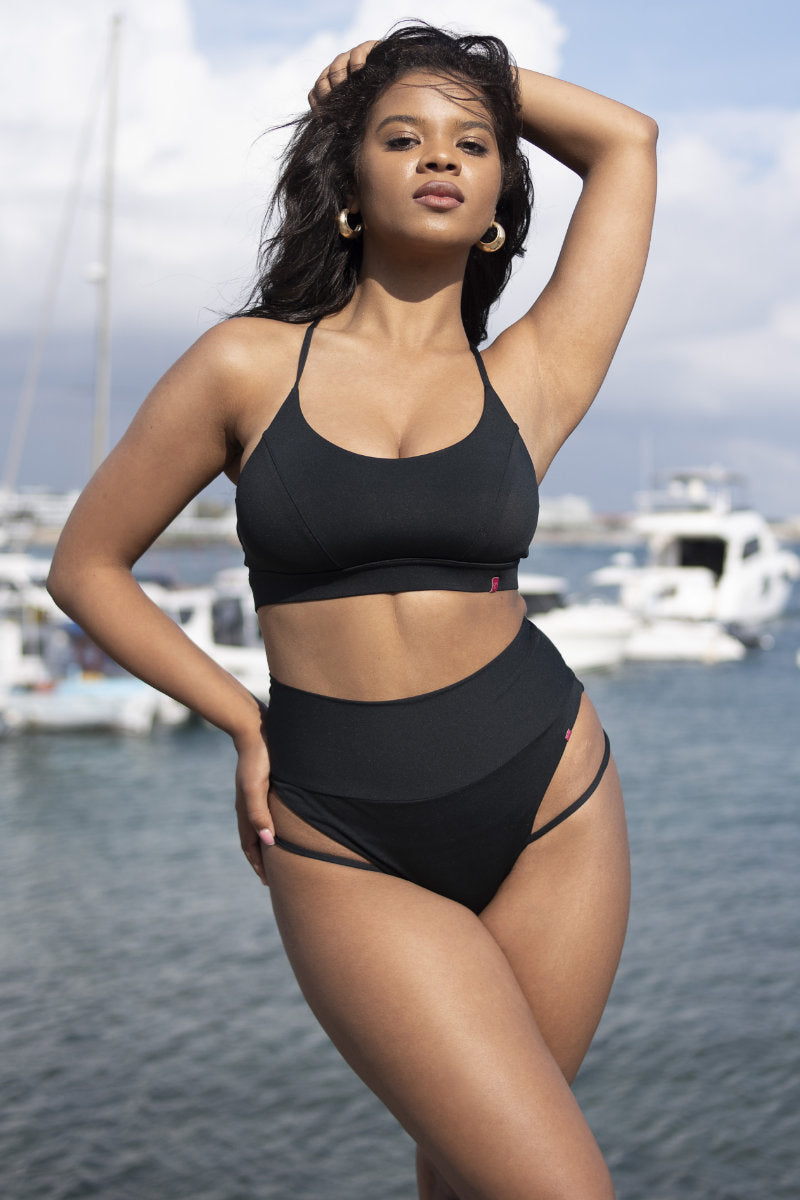 Pole Addict Not So Grr Shorts - Black-Pole Addict-Pole Junkie