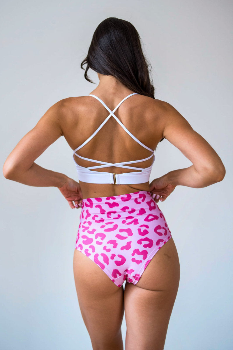 Pole Addict High Waisted Shorts - Pink Panther-Pole Addict-Pole Junkie
