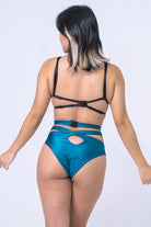 Sorte Wild Bottoms - Teal-Sorte-Pole Junkie