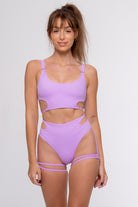 Nona Perkasa Gladiolus Top - Mauve-Nona Perkasa-Pole Junkie