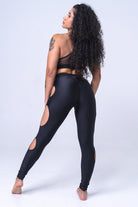 Sorte Hard to Handle Leggings - Black-Sorte-Pole Junkie