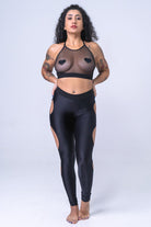 Sorte Hard to Handle Leggings - Black-Sorte-Pole Junkie