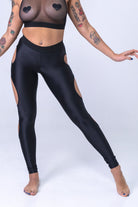 Sorte Hard to Handle Leggings - Black-Sorte-Pole Junkie