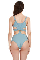 Hamade Activewear Strappy Top - Light Blue-Hamade Activewear-Pole Junkie