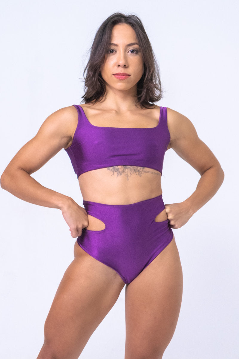 Sorte Instinct Bottoms - Violet-Sorte-Pole Junkie