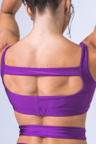 Sorte Instinct Top - Violet-Sorte-Pole Junkie