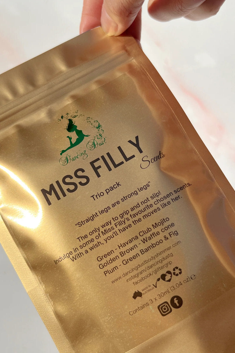 Dancing Dust Miss Filly Make Me Dusty Trio pack - Mojito, Waffle, Bamboo & Fig-Dancing Dust-Pole Junkie
