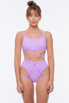 Nona Perkasa Moonflower Bottoms - Mauve-Nona Perkasa-Pole Junkie