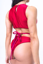 Sorte Infinity Bodysuit - Reversible Poppy Red/Raspberry-Sorte-Pole Junkie