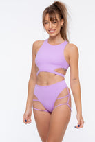 Nona Perkasa Night Jasmine Bottoms - Mauve-Nona Perkasa-Pole Junkie