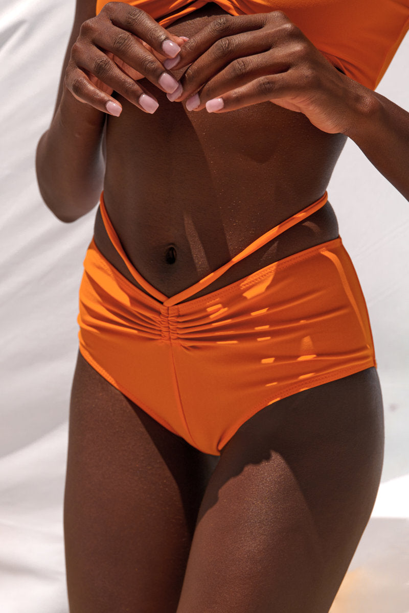 HotCakes Polewear Venus Bottoms - Orange-Hot Cakes-Pole Junkie