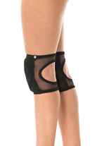 Poledancerka Grippy Kneepads - Black (with Pocket)-Poledancerka-Pole Junkie