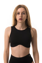 Poledancerka Sleeveless Top - Black-Poledancerka-Pole Junkie