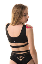 Poledancerka Sleeveless Top - Black-Poledancerka-Pole Junkie