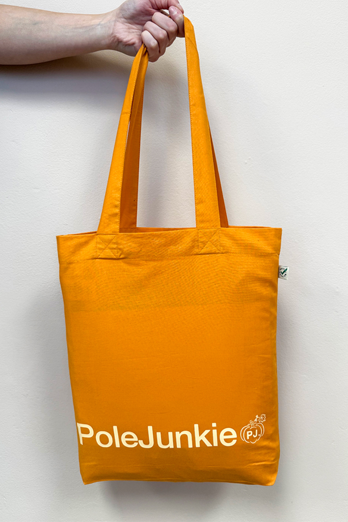 Pole Junkie Tote Bag - Pumpkin