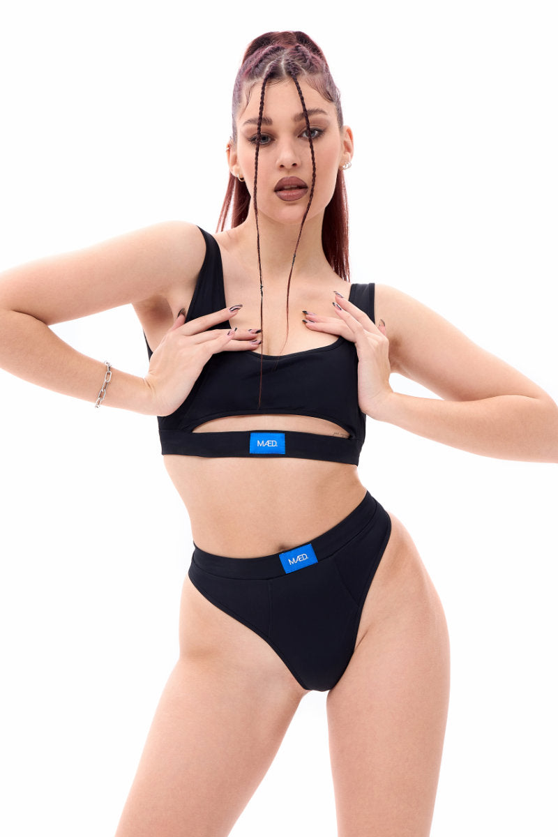 MÆD Offset Bottoms - Matte Black-MÆD-Pole Junkie