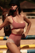 Rolling Alpha High Waisted Hot Pants - Pied-Rolling-Pole Junkie