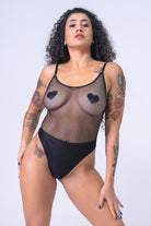 Sorte Self Reflection Bodysuit - Mesh Black-Sorte-Pole Junkie
