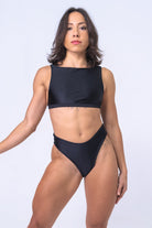 Sorte Serpent Top - Black-Sorte-Pole Junkie