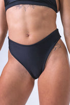 Sorte Serpent Bottoms - Black-Sorte-Pole Junkie