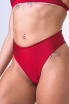 Sorte Serpent Bottoms - Poppy Red-Sorte-Pole Junkie