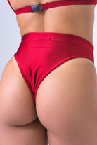 Sorte Serpent Bottoms - Poppy Red-Sorte-Pole Junkie