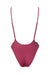 Hamade Activewear Re-edition High Waisted Sling Bottoms - Burgundy-Hamade Activewear-Pole Junkie