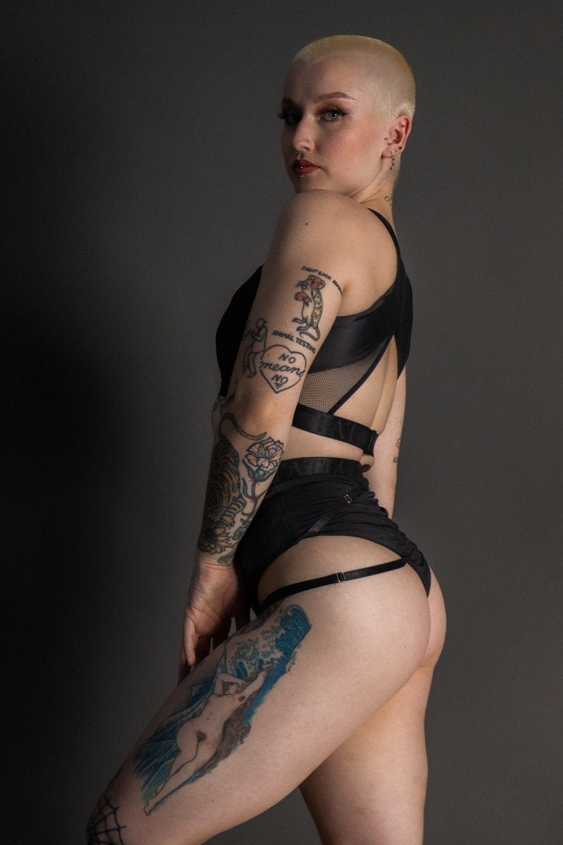 Tatiana Activewear Perla Shorts - Black-Tatiana Activewear-Pole Junkie