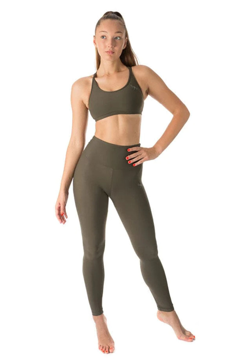 Dragonfly Adele Leggings - Khaki-Dragonfly-Pole Junkie