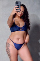 CXIX Classique Scrunch Bottoms - Navy-Creatures of XIX-Pole Junkie