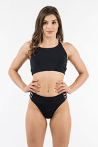 REV ACTIV Backless Tasty Top - Black-REV ACTIV-Pole Junkie