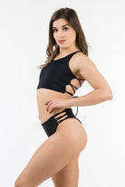 REV ACTIV Backless Tasty Top - Black-REV ACTIV-Pole Junkie