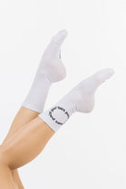 REV ACTIV Point Your Toes Socks - White-REV ACTIV-Pole Junkie