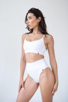 Pole Addict Femme Shorts - White-Pole Addict-Pole Junkie