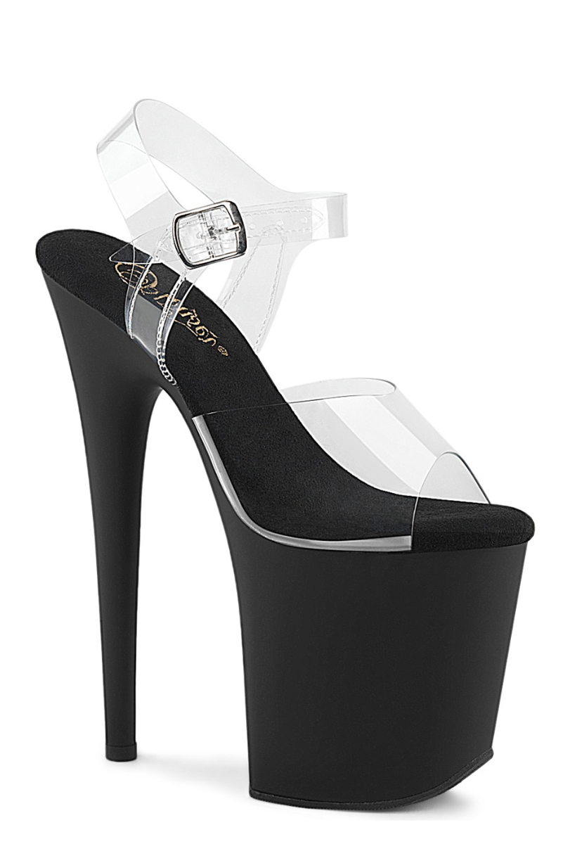 Pleaser USA Flamingo-808 8inch Stilettos - Matte Black – Pole Junkie Pleaser USA Flamingo-808 8inch Stilettos - Matte Black – Pole Junkie