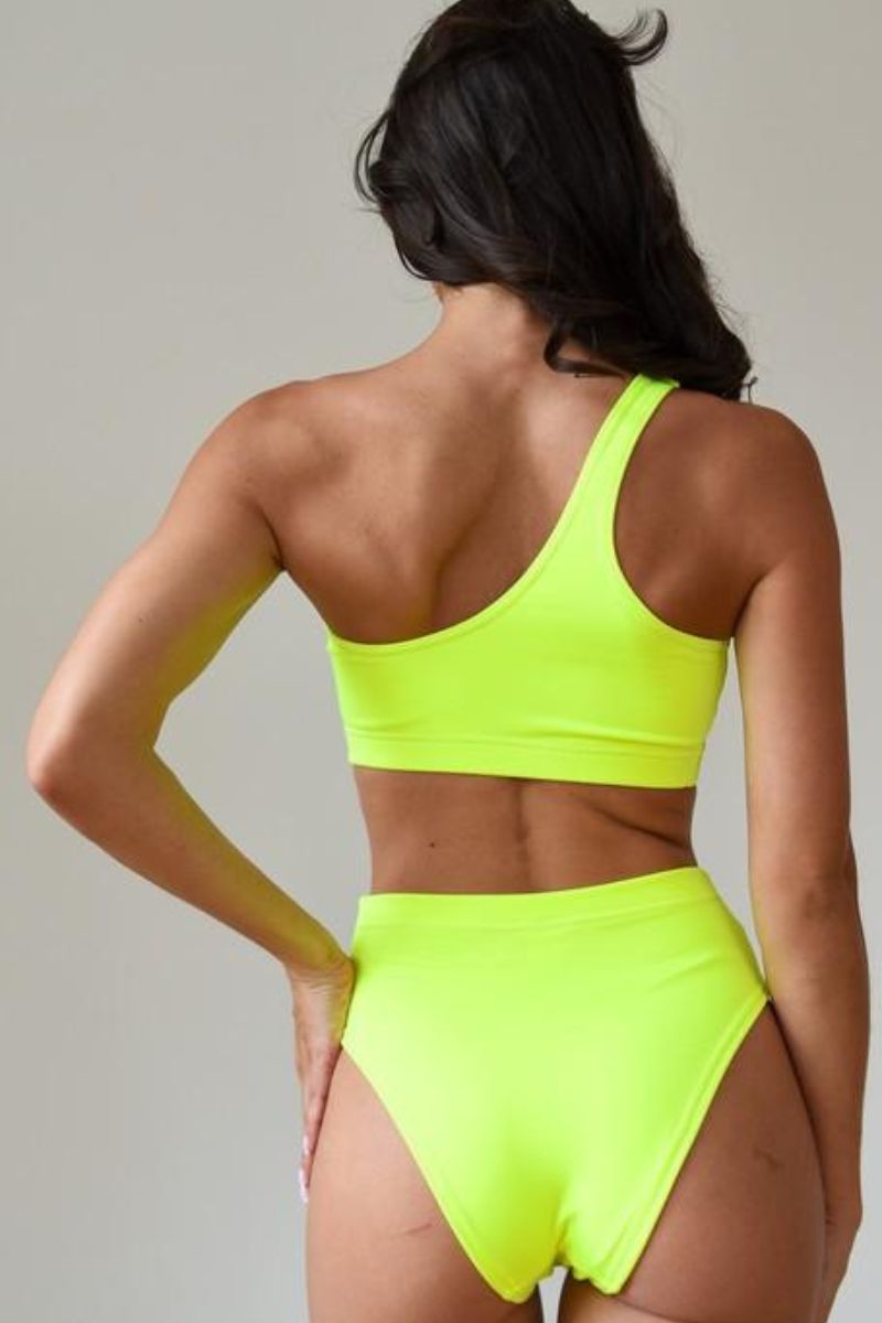 Pole Addict Mesmerised Top - Neon Yellow-Pole Addict-Pole Junkie