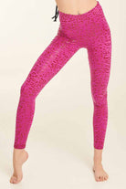 Paradise Chick Superhero Series Sticky High Waist Leggings - Ruby Leopard-Paradise Chick-Pole Junkie