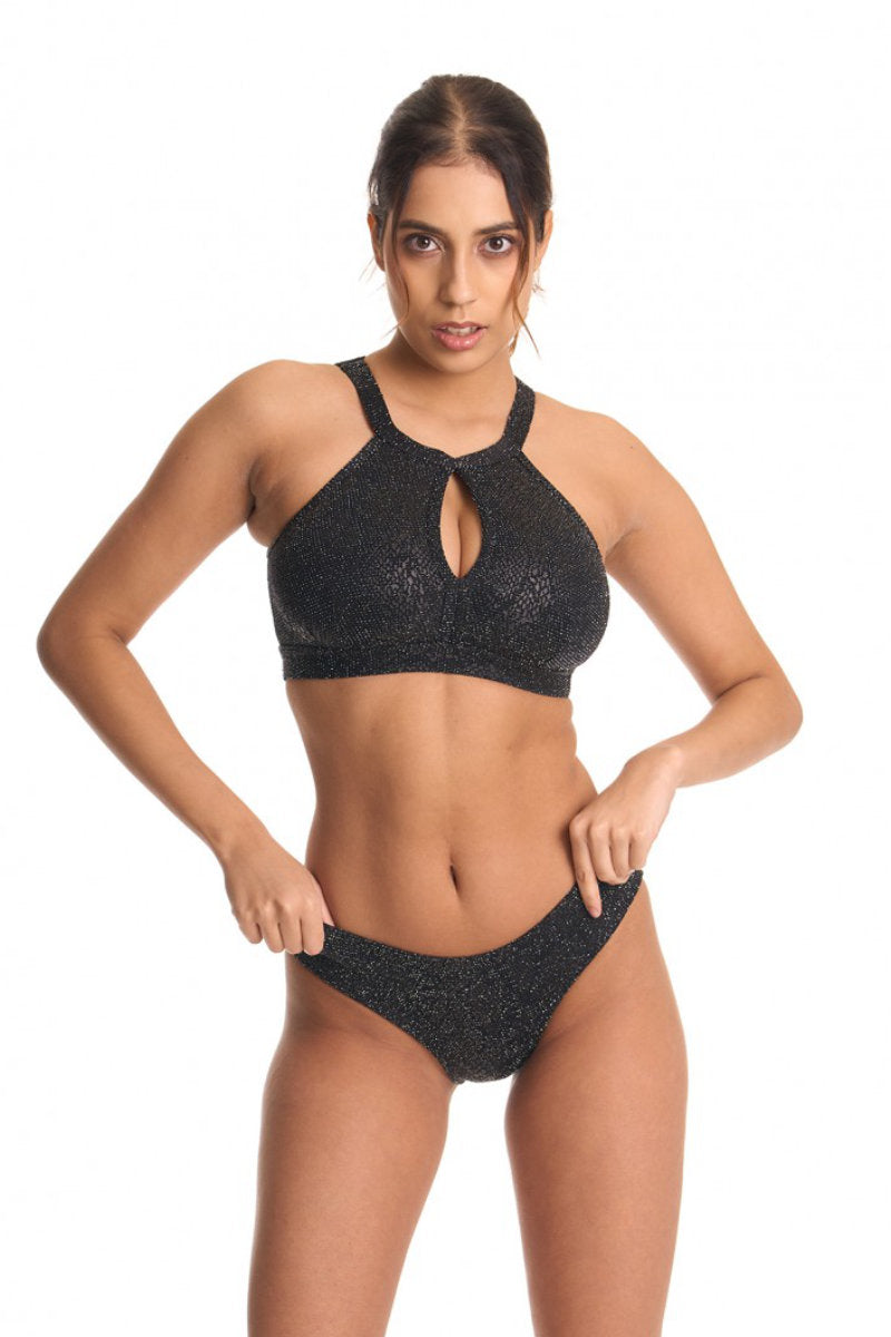 Bandurska Selfie Worthy Bottoms - Shimmery Black-Bandurska-Pole Junkie