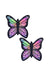 Pastease Butterfly Nipple Pasties - Glitter Pastel Rainbow-Pastease-Pole Junkie
