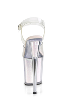 Pleaser USA Flamingo-808G Glitter Filled 8inch Pleasers - Opal-Pleaser USA-Pole Junkie