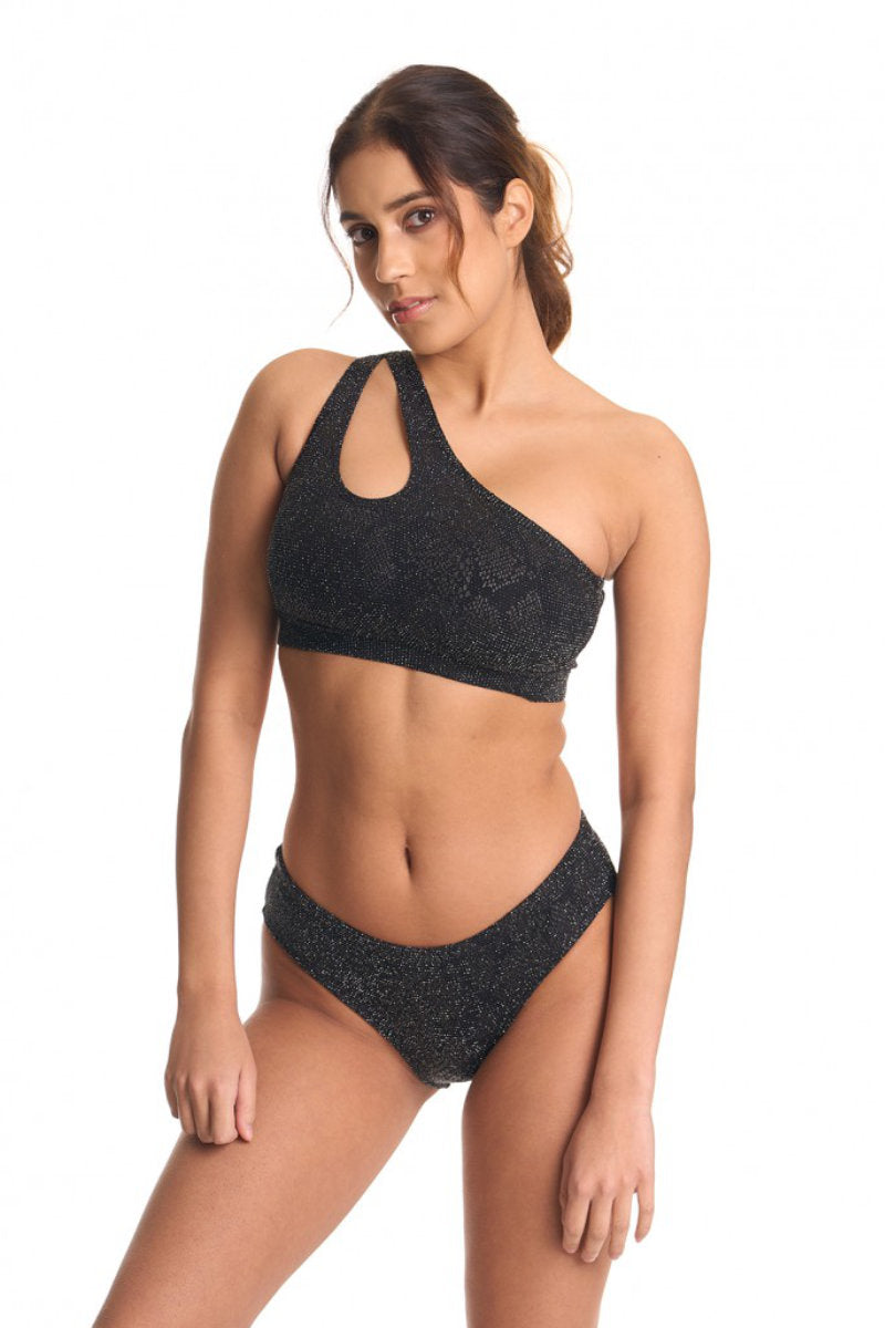 Bandurska Someday Top - Shimmery Black-Bandurska-Pole Junkie