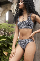 Lunalae Ciara Eco Bottoms - Black Leopard-Lunalae-Pole Junkie