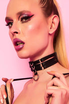 Rolling Halo Choker - Black-Rolling-Pole Junkie