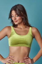 HotCakes Polewear Top - Matcha Latte-Hot Cakes-Pole Junkie