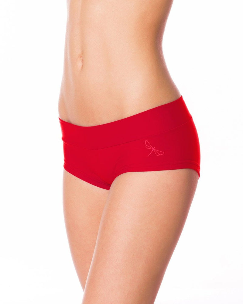 Dragonfly Hot Pants - Red-Dragonfly-Pole Junkie