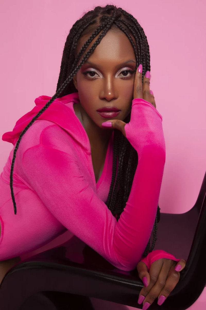 Rolling Paris Bodysuit - Pink-Rolling-Pole Junkie