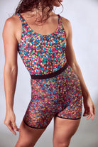 Rolling Perigo Bodysuit - Confetti-Rolling-Pole Junkie
