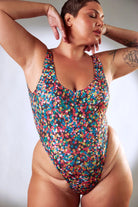Rolling Perigo Bodysuit - Confetti-Rolling-Pole Junkie